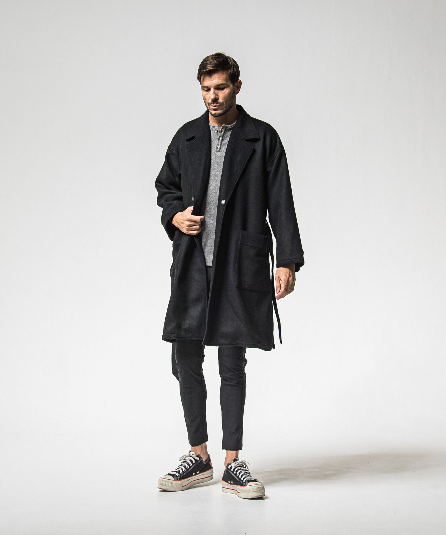 CHRIS　EASY HEAT TUCK PANTS