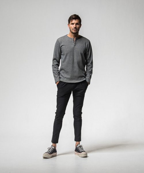 CHRIS　EASY HEAT TUCK PANTS