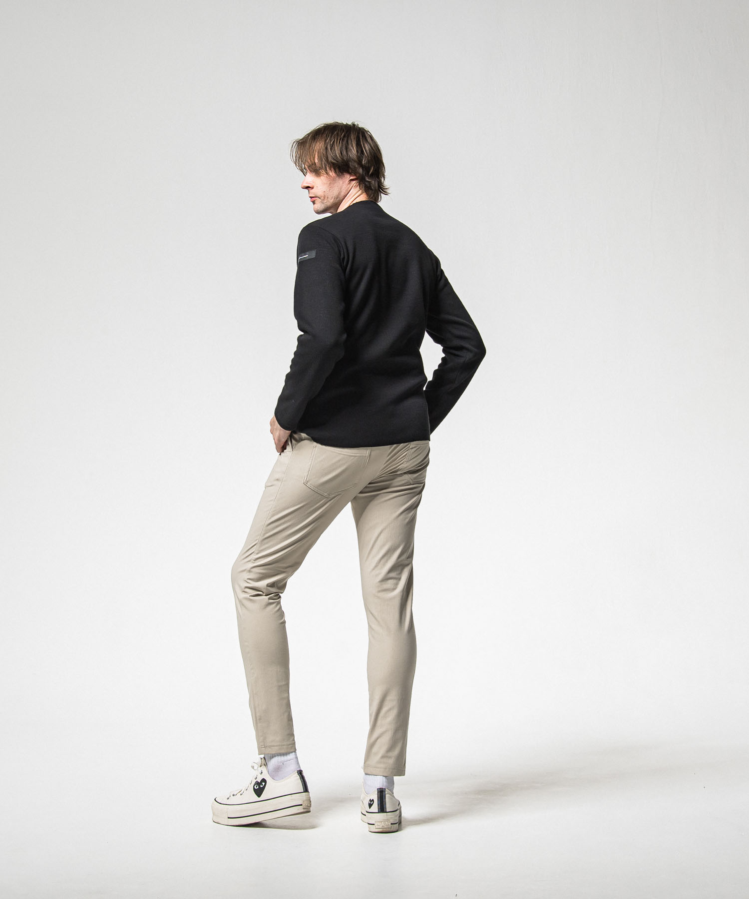 CHRIS　EASY HEAT TUCK PANTS