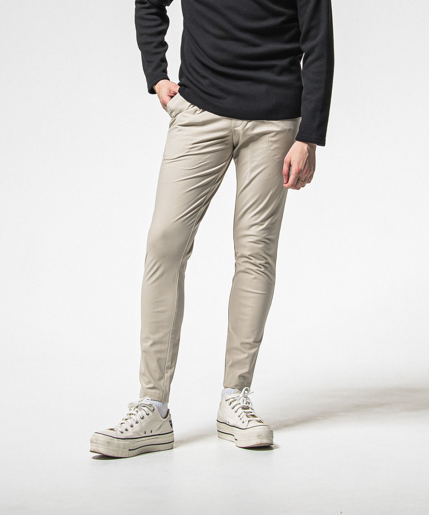 CHRIS　EASY HEAT TUCK PANTS