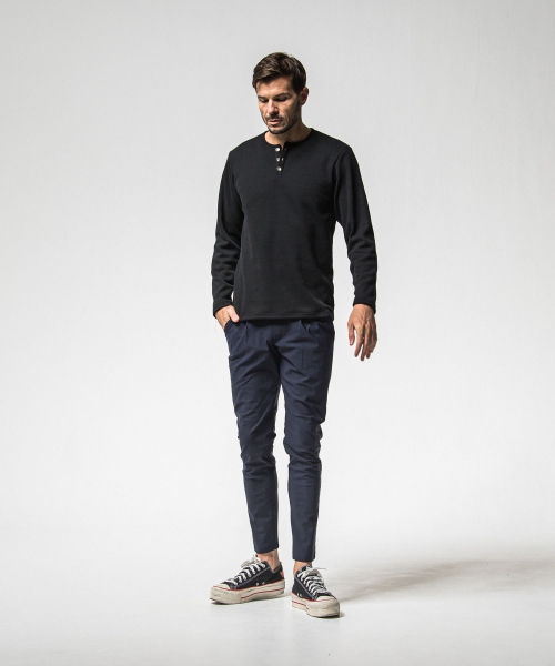 CHRIS　EASY HEAT TUCK PANTS