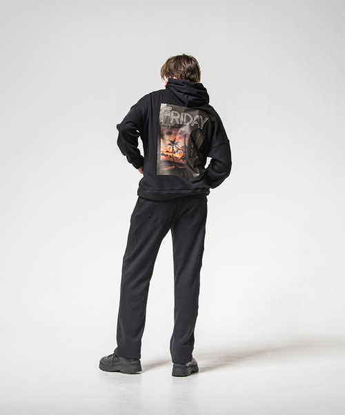   velours fleece　WIDE TUCK PANTS