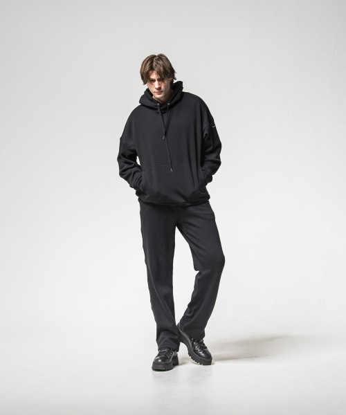   velours fleece　WIDE TUCK PANTS