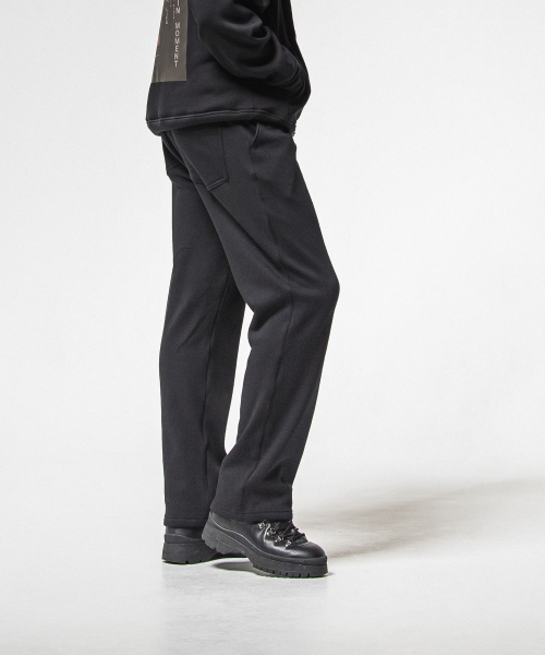   velours fleece　WIDE TUCK PANTS