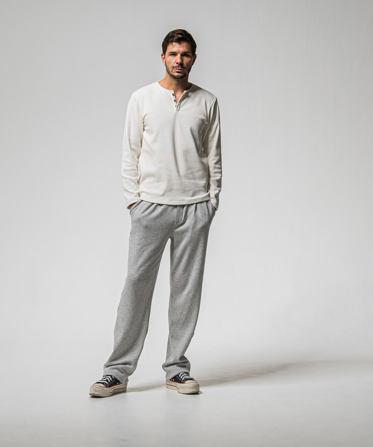   velours fleece　WIDE TUCK PANTS