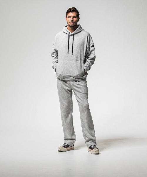   velours fleece　WIDE TUCK PANTS