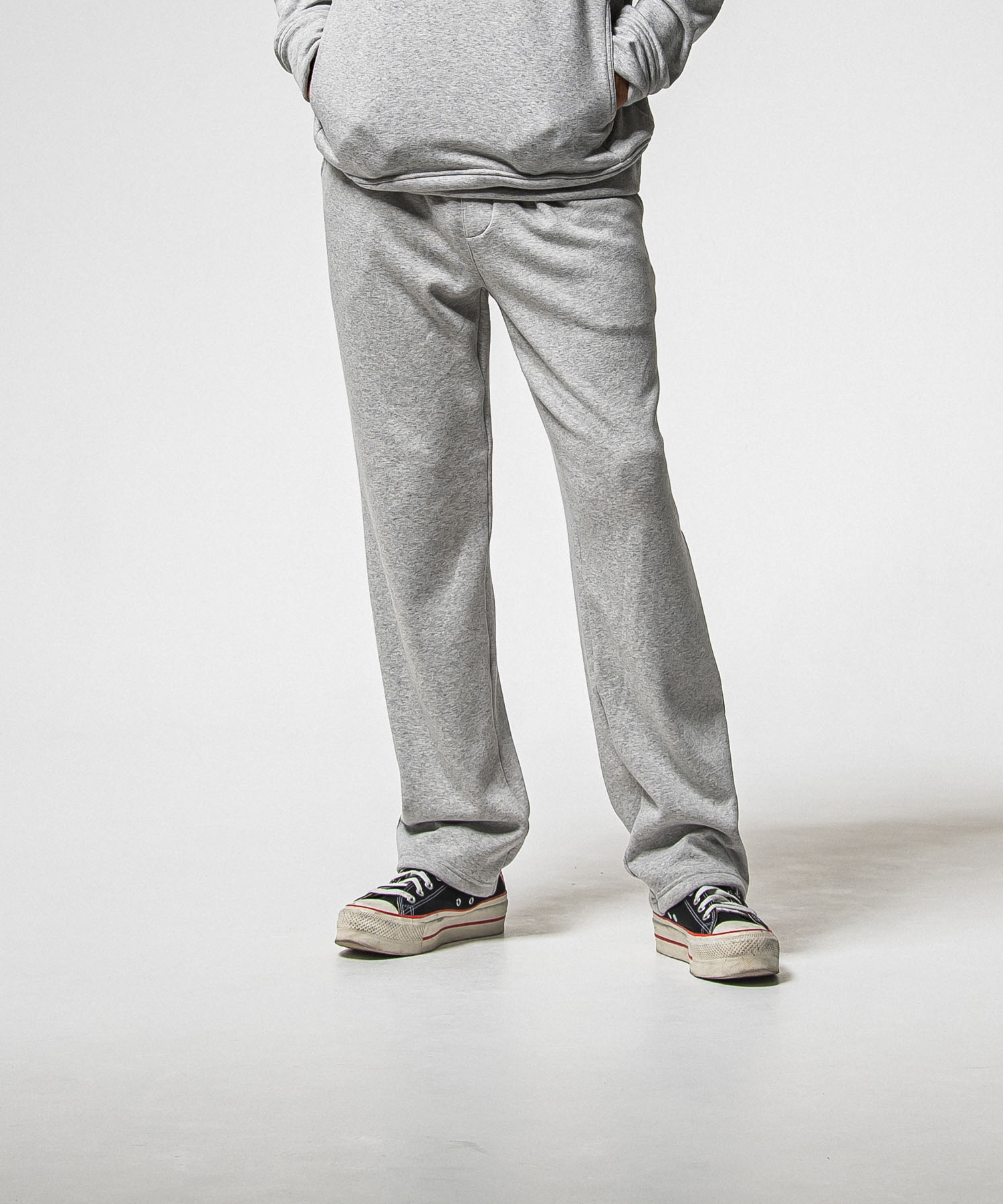   velours fleece　WIDE TUCK PANTS