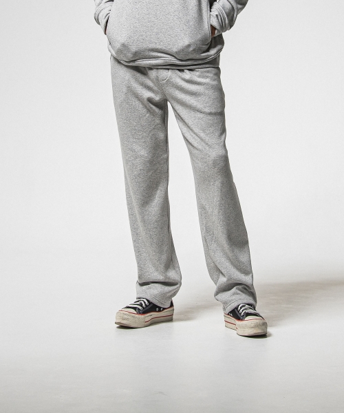   velours fleece　WIDE TUCK PANTS