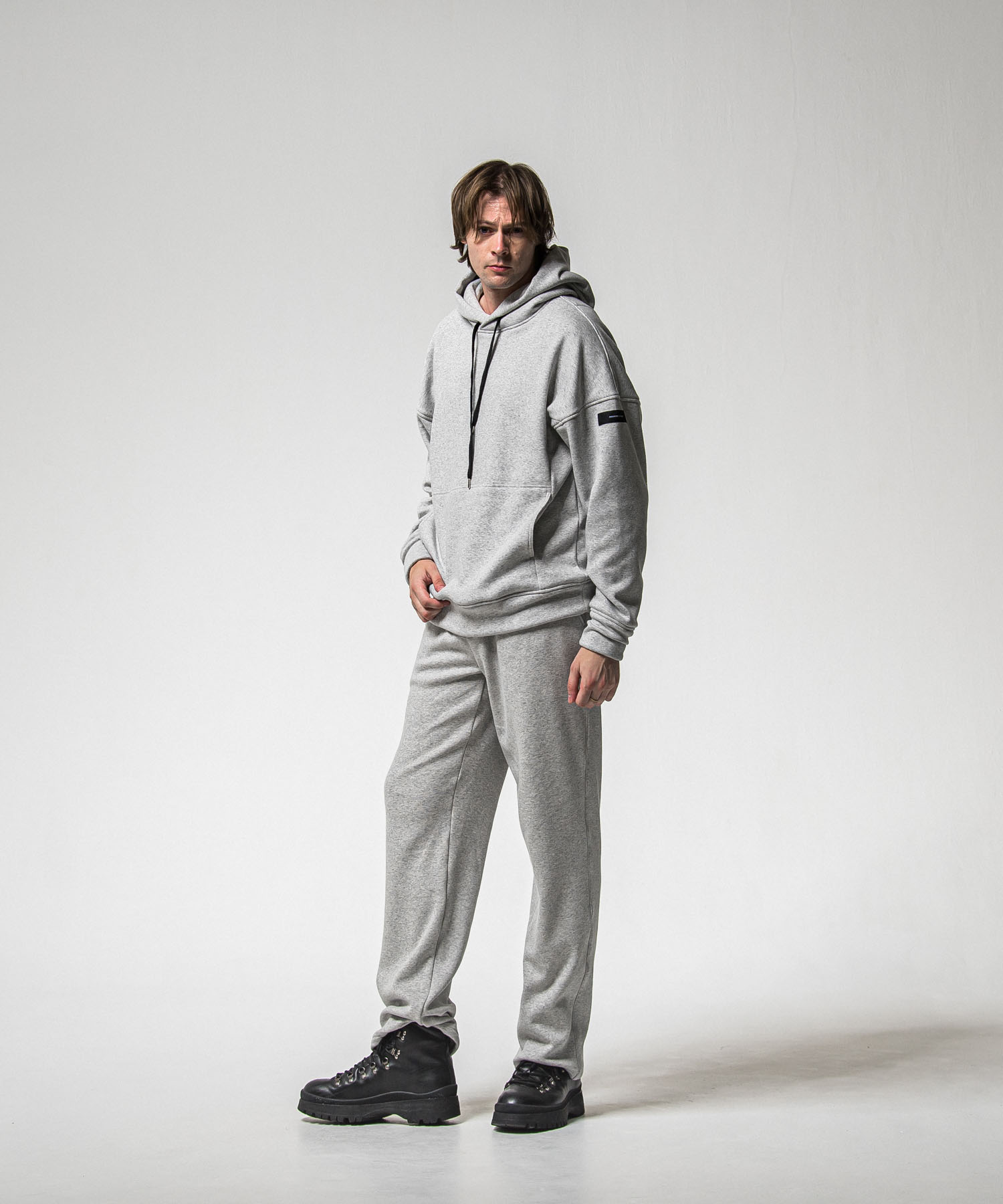   velours fleece　WIDE TUCK PANTS