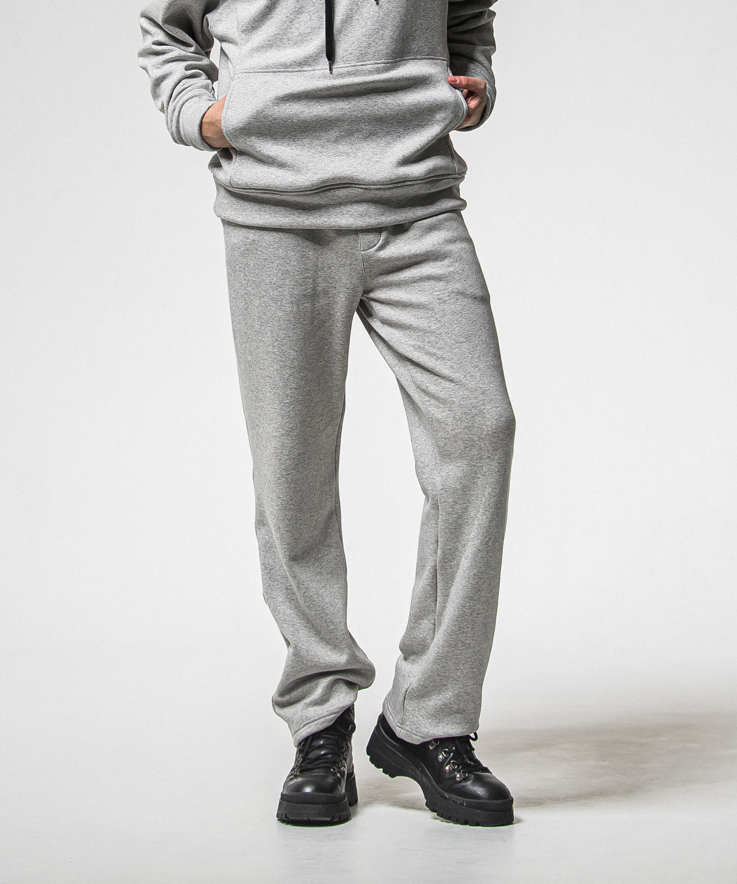  velours fleece　WIDE TUCK PANTS
