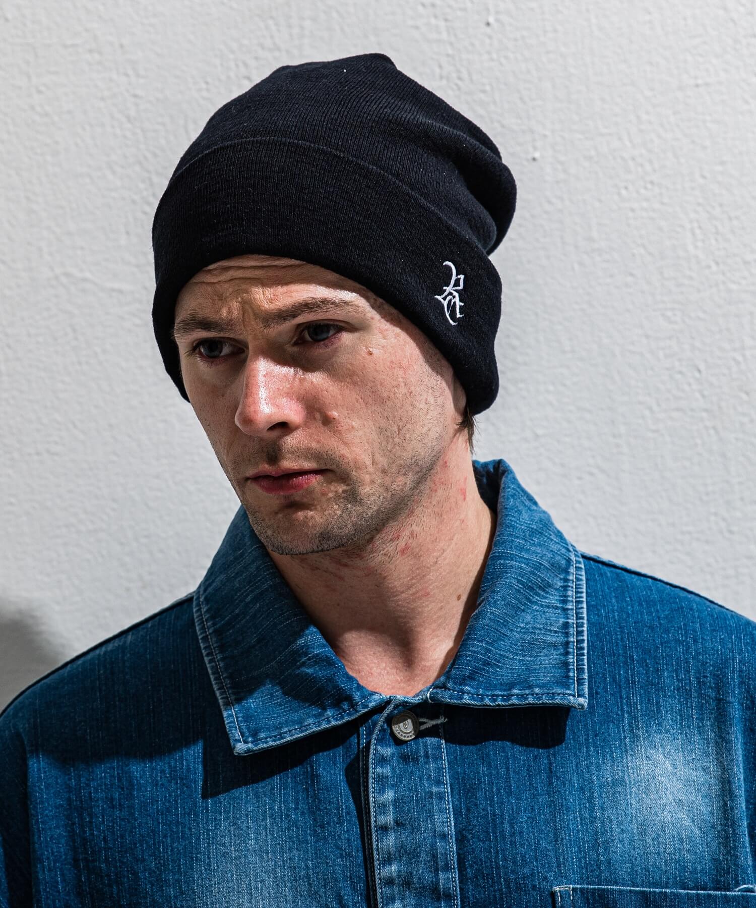 linen  knit　cap