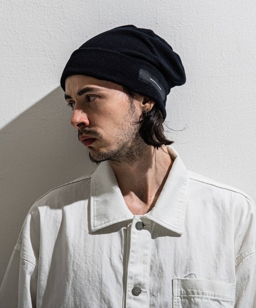 linen  knit　cap