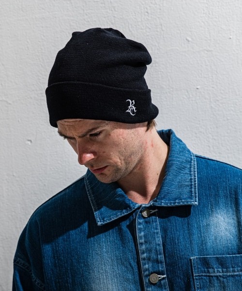 linen  knit　cap