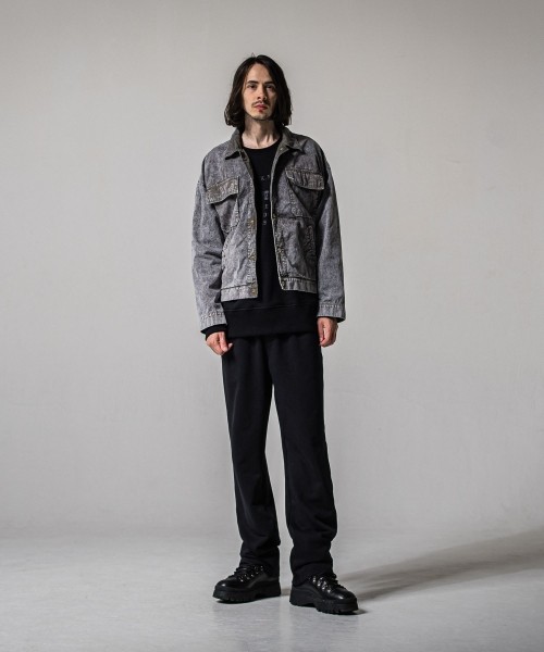 HF URAKE WIDE TUCK PANTS
