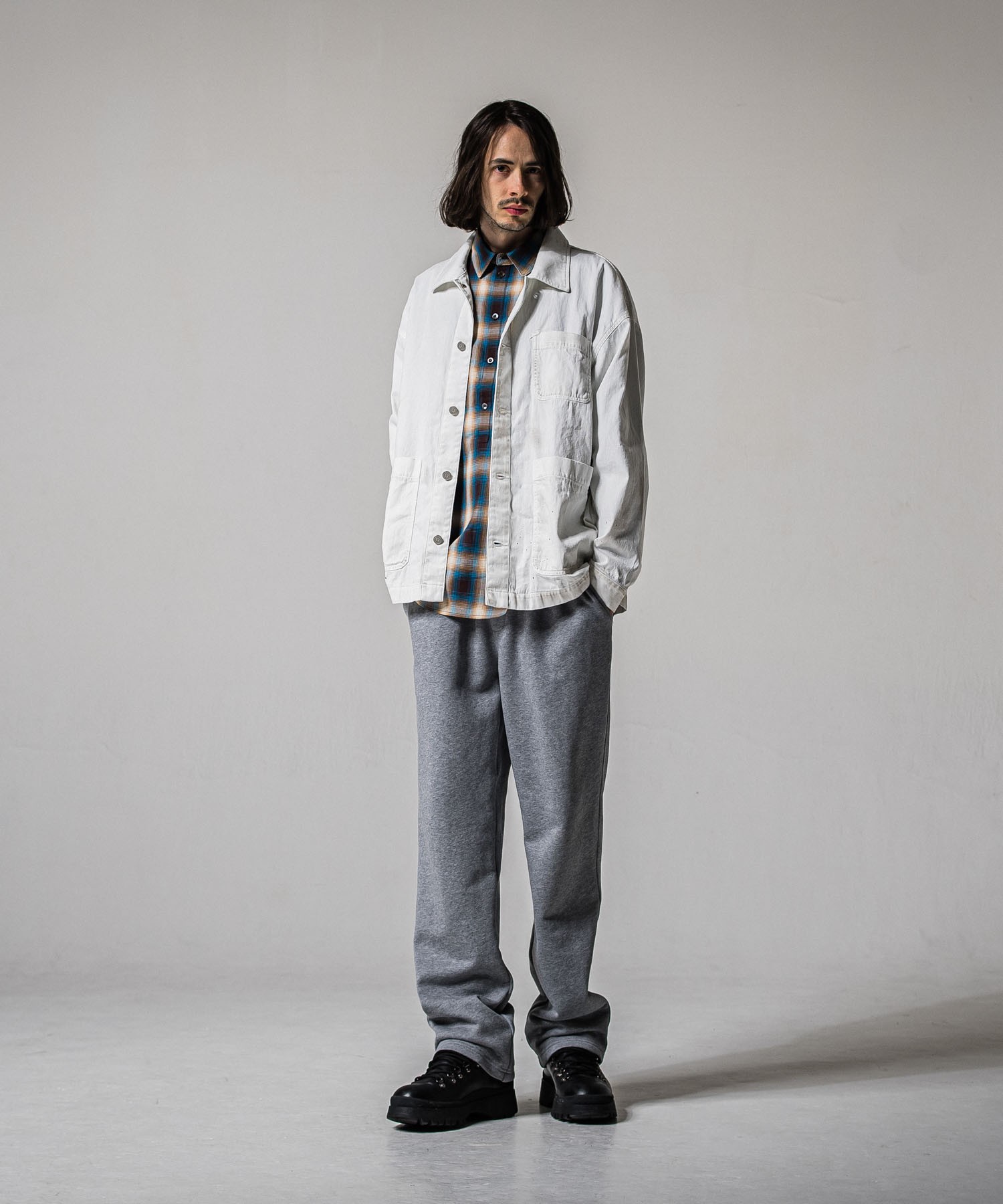 HF URAKE WIDE TUCK PANTS