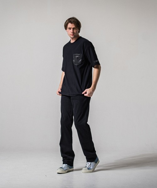 DENIM JERSEY WIDE PT