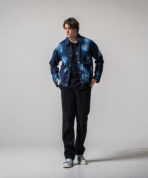 DENIM JERSEY WIDE PT