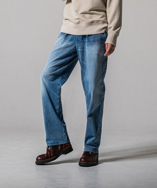 DENIM JERSEY WIDE PT