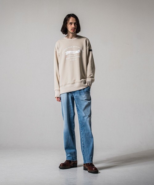 DENIM JERSEY WIDE PT