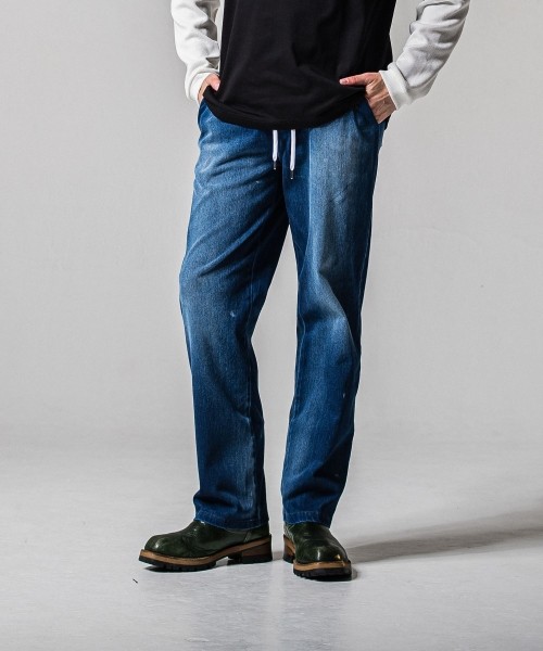 DENIM JERSEY WIDE PT