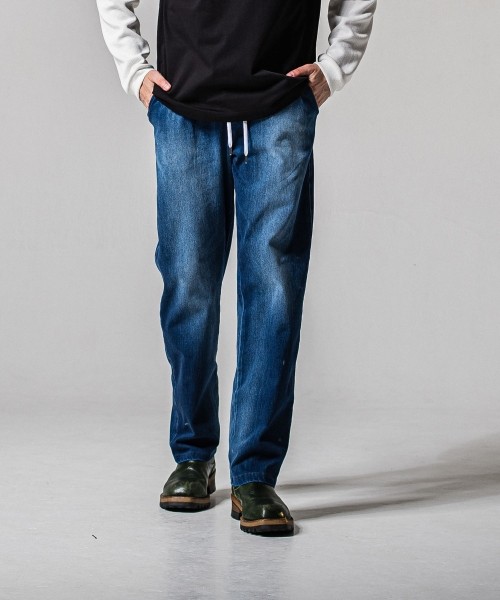 DENIM JERSEY WIDE PT