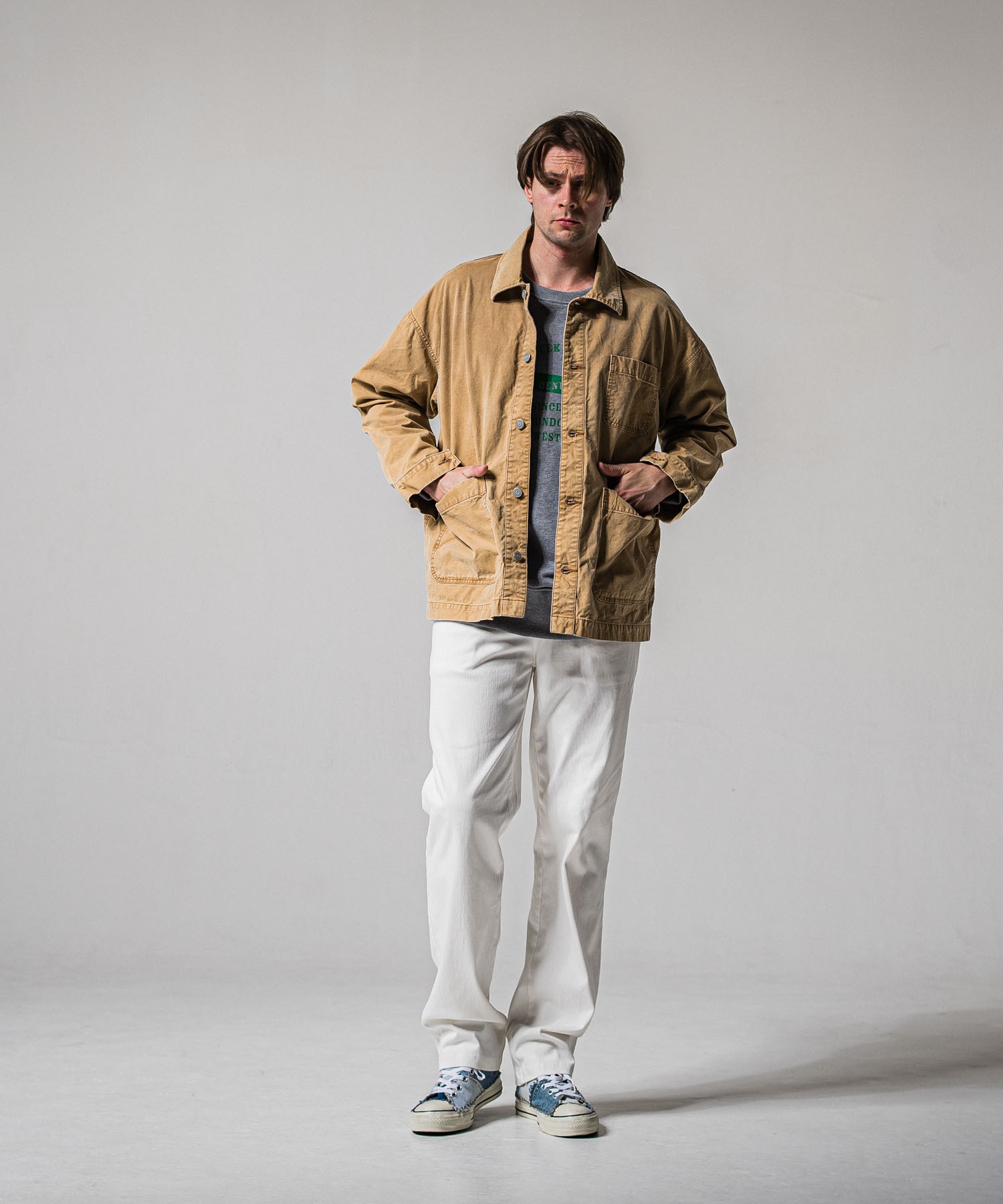 DENIM JERSEY WIDE PT