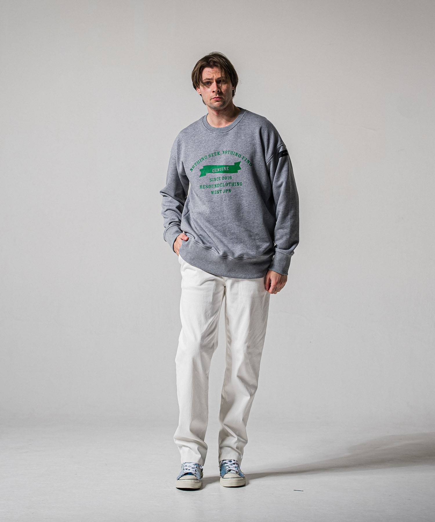 DENIM JERSEY WIDE PT