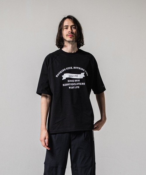 college　raglan　OVER　 TEE