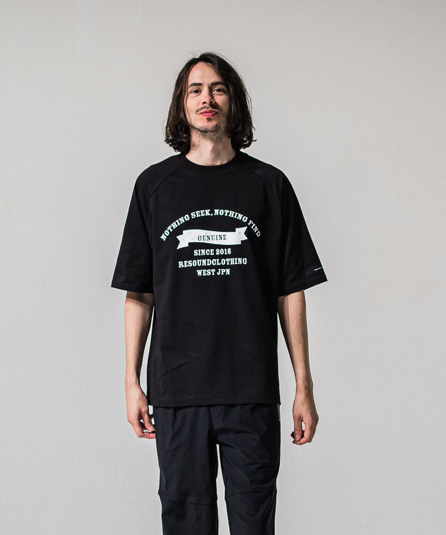 college　raglan　OVER　 TEE