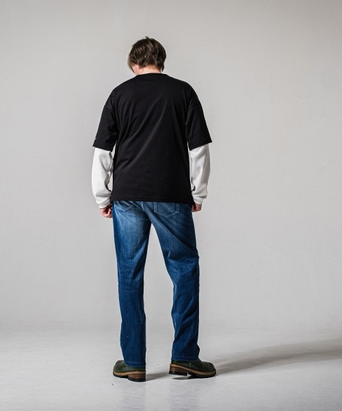 fake layered waffle　longsleave