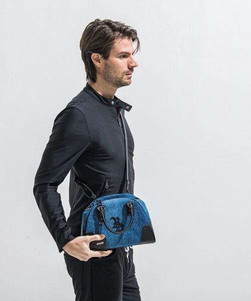 denimmini boston bag