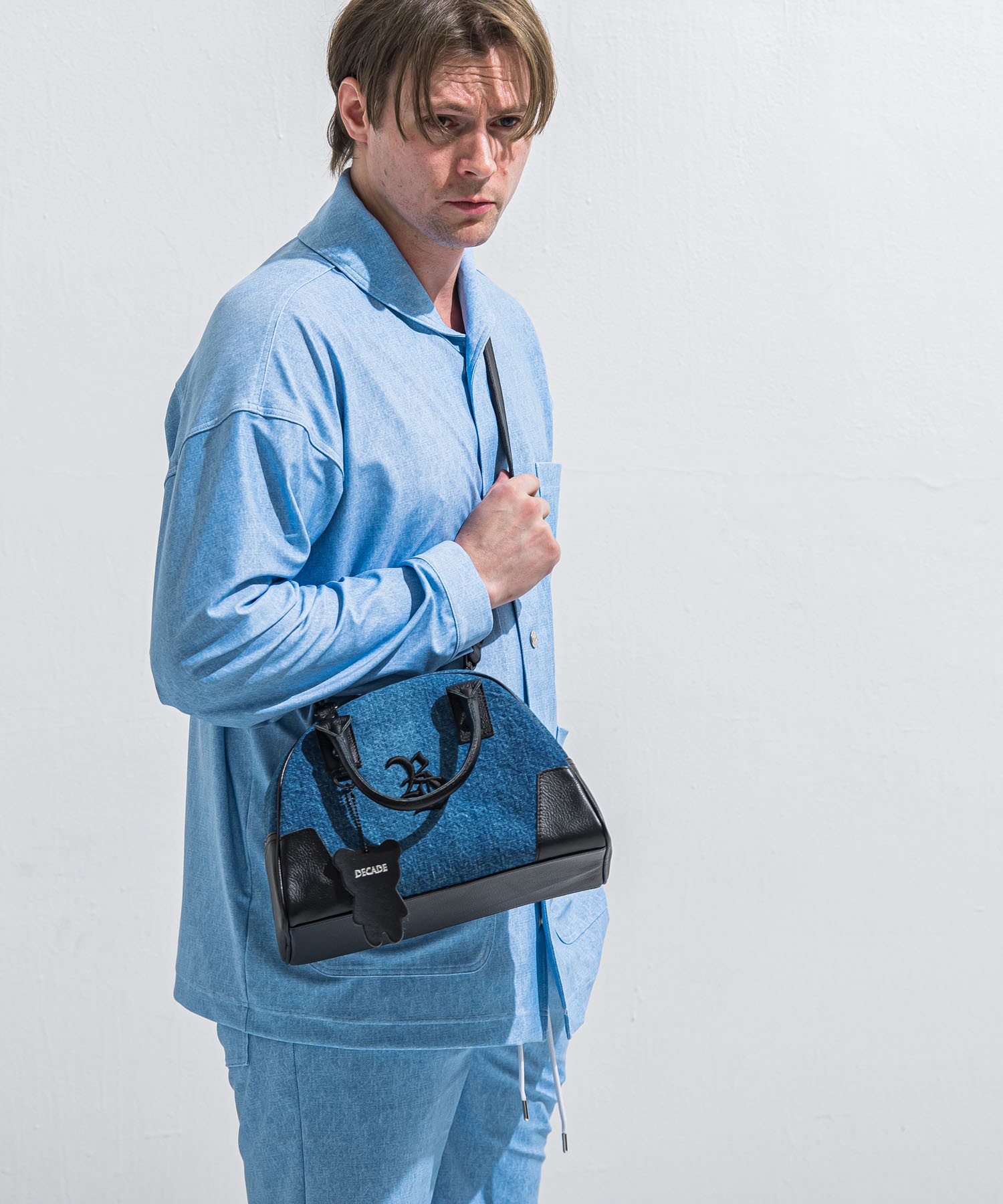 denimmini boston bag