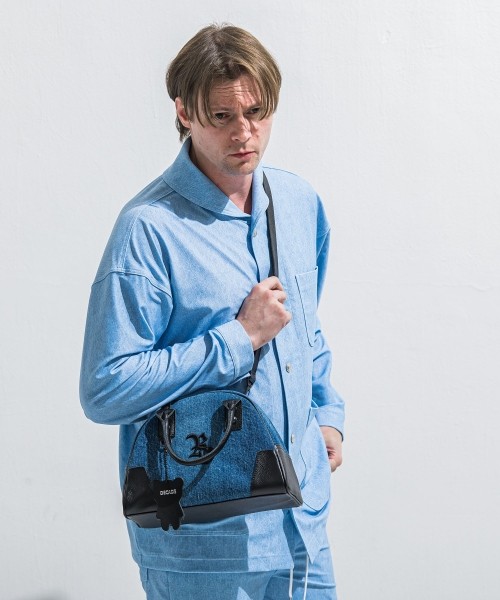 denimmini boston bag