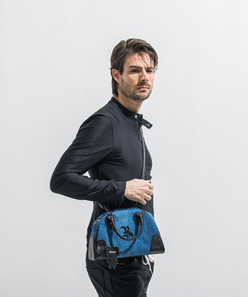 denimmini boston bag