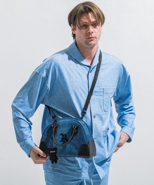 denimmini boston bag