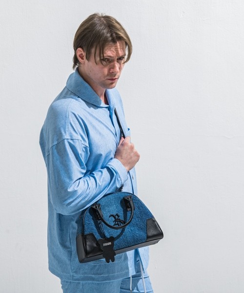 denimmini boston bag