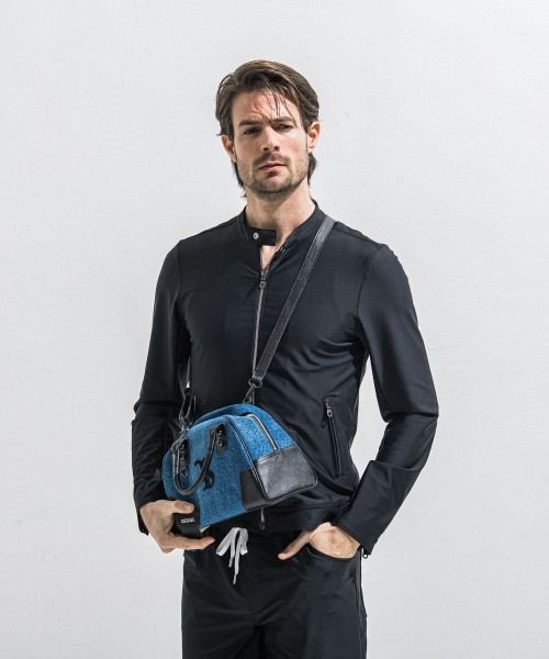 denimmini boston bag