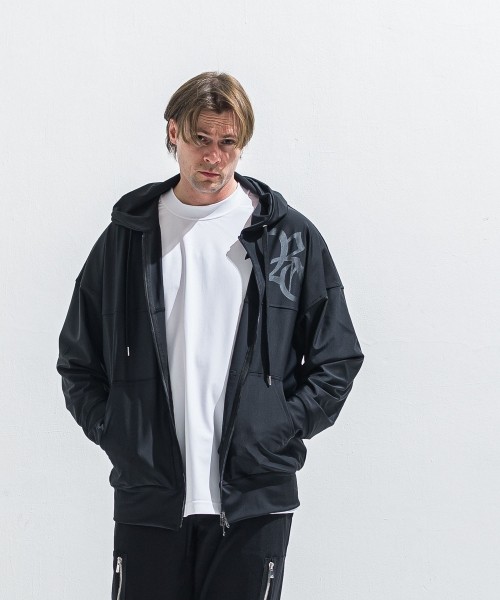 RUSH  OVER  ZIPUP　HOODIE