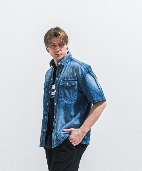 HALF DENIM SHIRTS