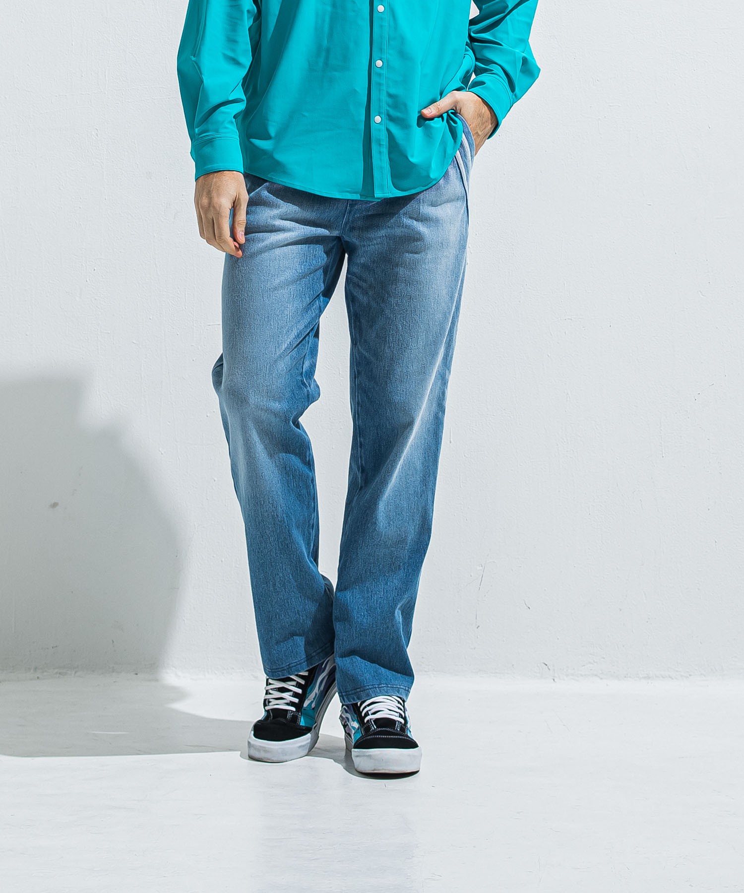 EDGE DENIM SEMI WIDE  PT