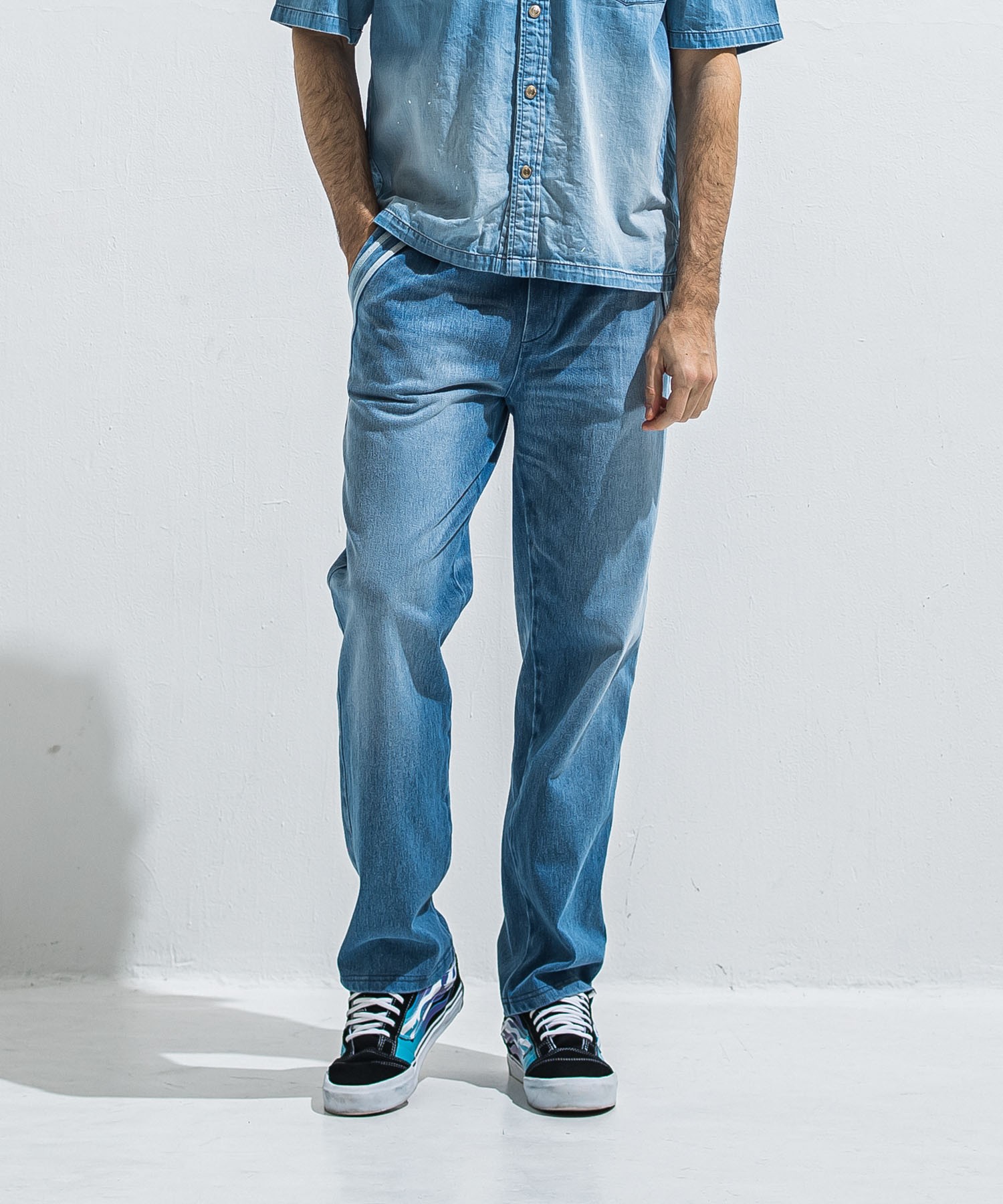 EDGE DENIM SEMI WIDE  PT