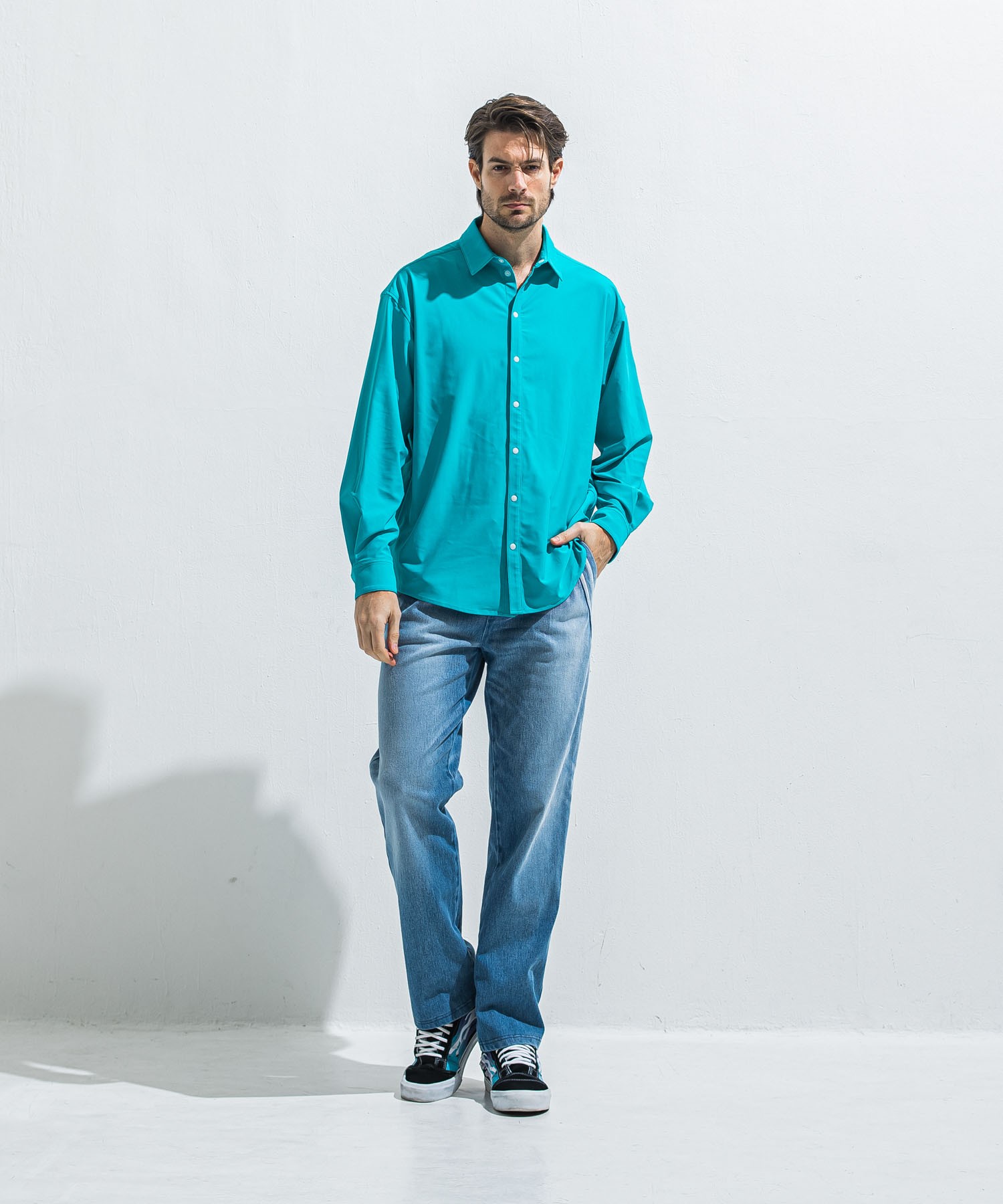 EDGE DENIM SEMI WIDE  PT