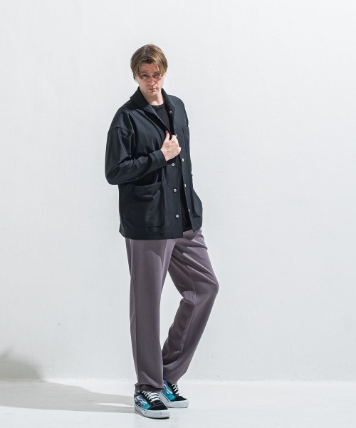 SEMI WIDE TUCK PANTS