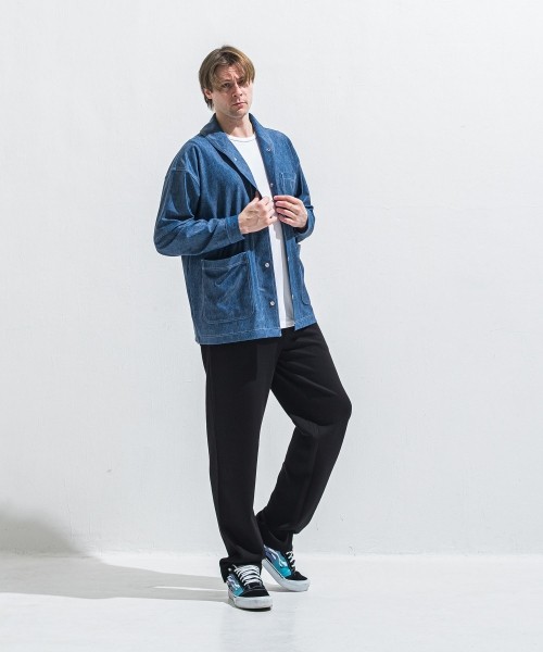 SEMI WIDE TUCK PANTS