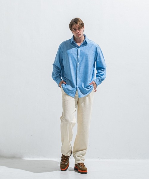 SEMI WIDE TUCK PANTS