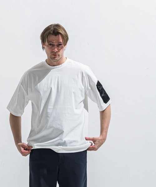 militaryPocket nylon OVER　 TEE