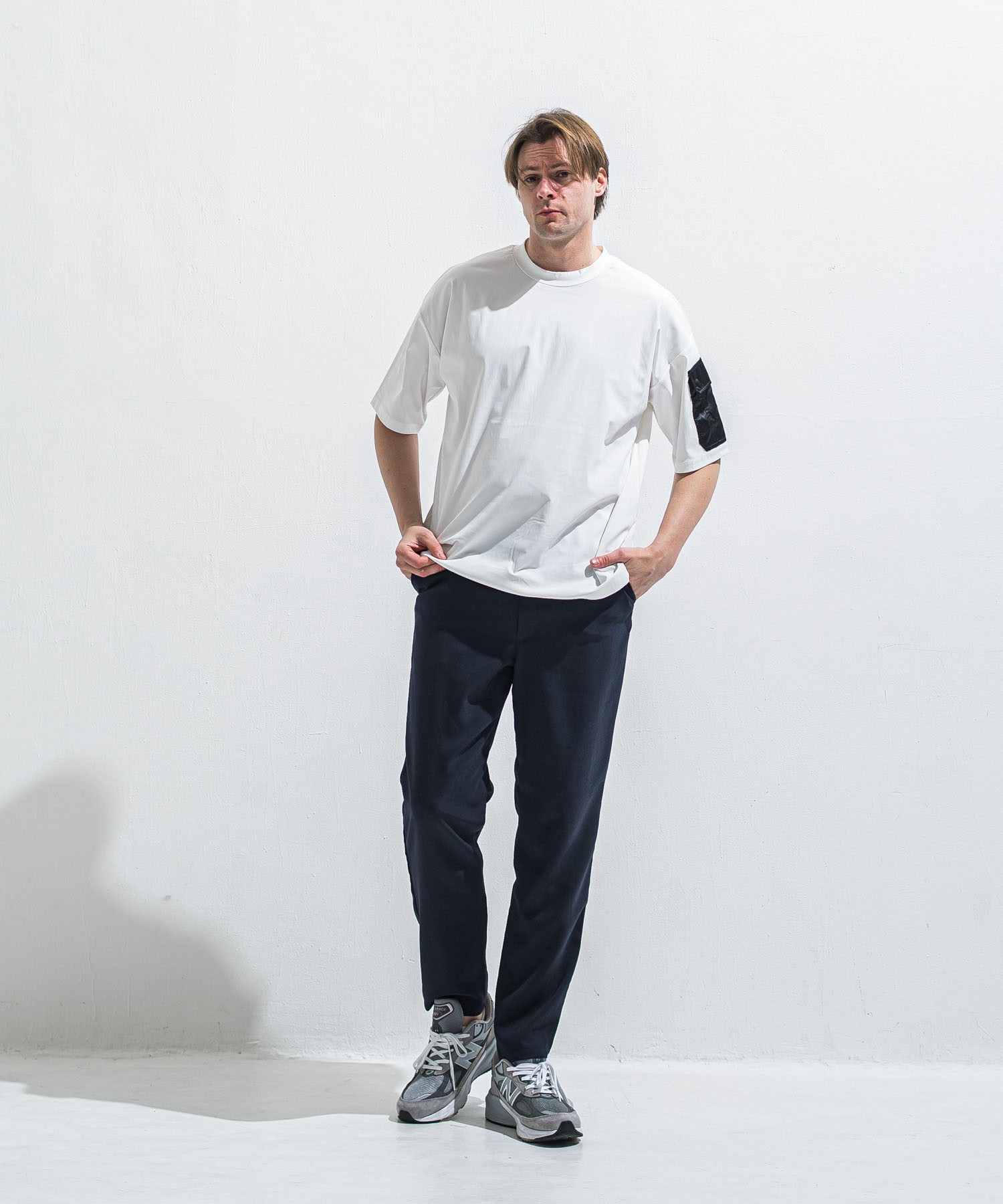 militaryPocket nylon OVER　 TEE