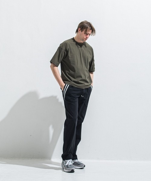 militaryPocket nylon OVER　 TEE
