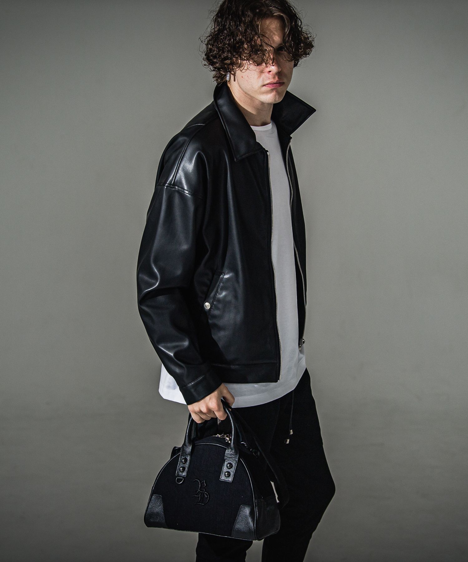 denimmini boston bag