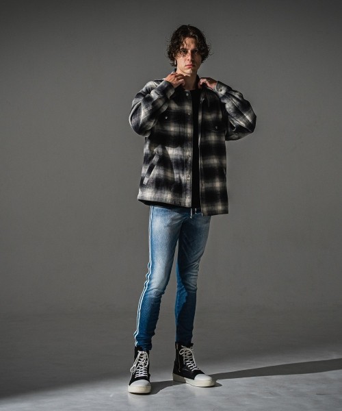 flannel check  JK